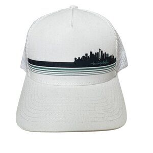 Travis Mathew Seattle Skyline Snapback Hat ONE TEN 110 Flexfit